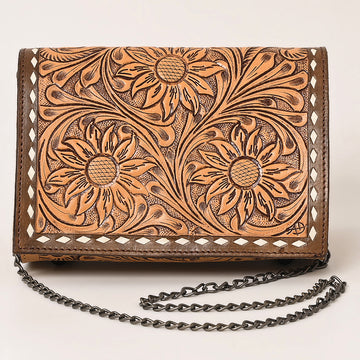 American Darling Crossbody Hand Tooled Genuine Leather Women Bag Western Handbag Purse
